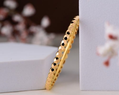 غوايش أطفال حب السُكّر ذهب عيار 21 مقاس 12