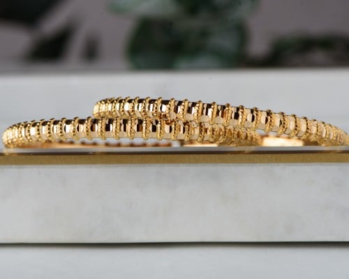 غوايش ذهب عيار 21 مقاس 20