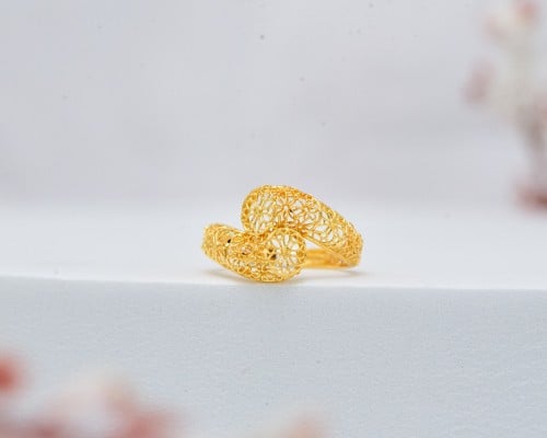 خاتم ذهب عيار 21