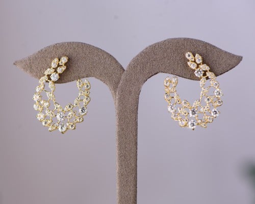 حلق ذهب عيار 18