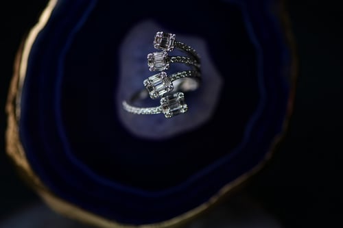 خاتم باقيت موديل ألماس رويال