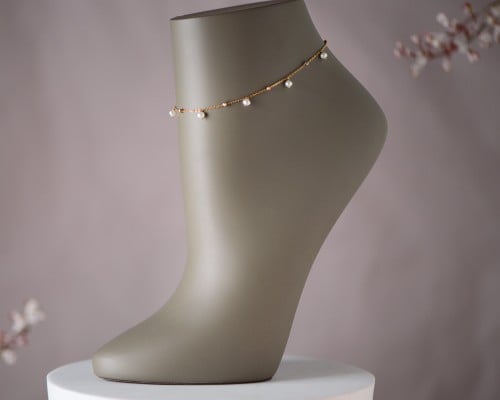 خلخال ذهب عيار 18