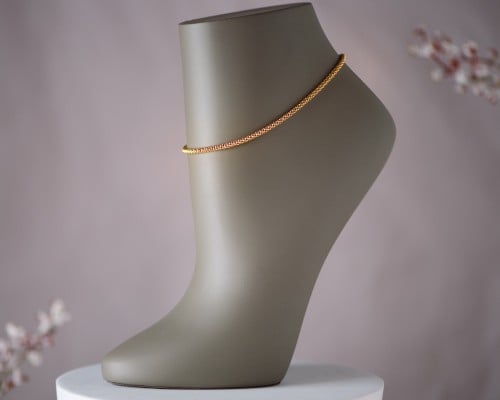 خلخال ذهب عيار 21