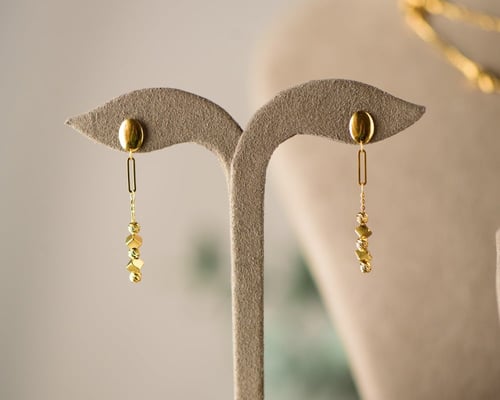 طقم ذهب عيار 21