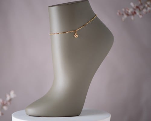 خلخال ذهب عيار 18