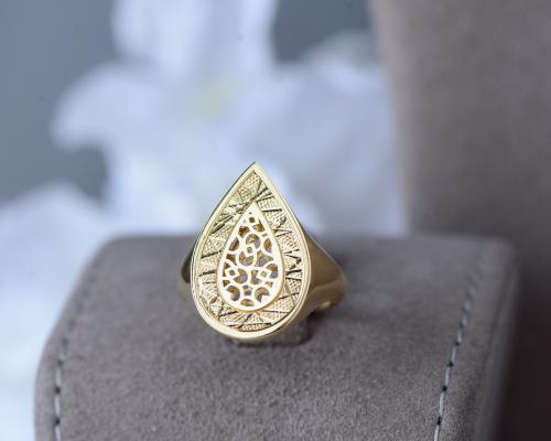 خاتم ذهب عيار 18