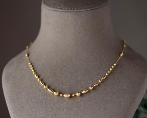 عقد ذهب إيطالي عيار 21