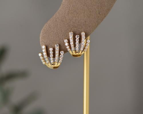 حلق ذهب عيار 18