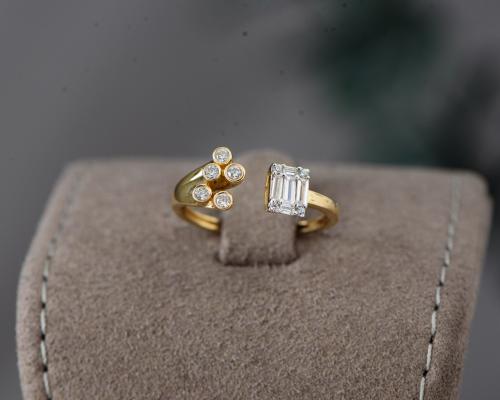 خاتم ذهب عيار 18