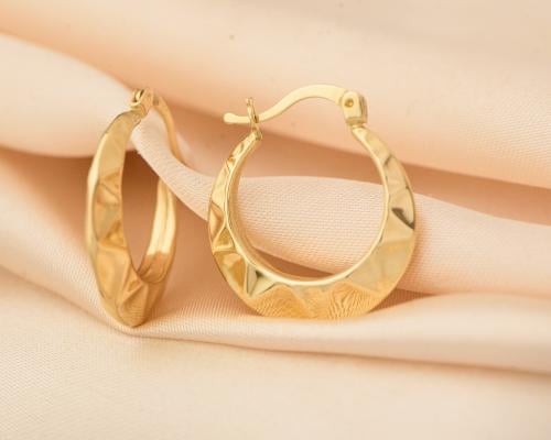 حلق ذهب عيار 18