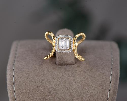 خاتم ذهب عيار 18