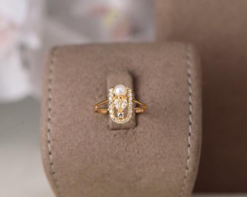 خاتم ذهب عيار 18