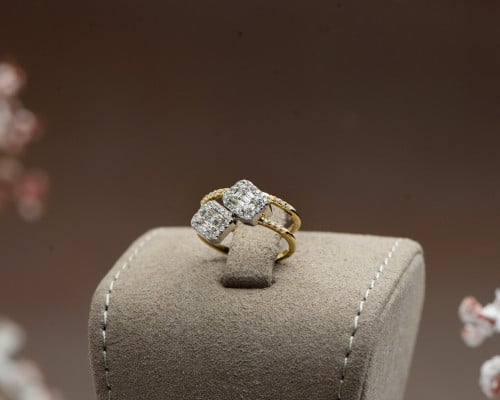 خاتم ذهب عيار 18