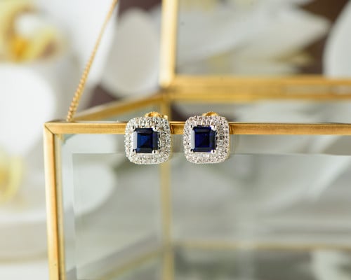 حلق ذهب عيار 18