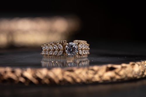 خاتم سوليتير فاخر