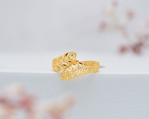 خاتم ذهب عيار 21