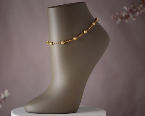 خلخال ذهب هندي عيار 21