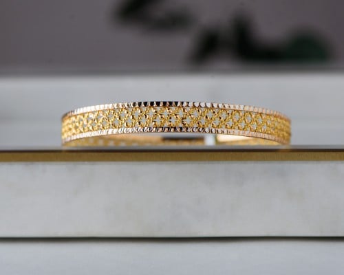 غوايش ذهب عيار 21 مقاس 19