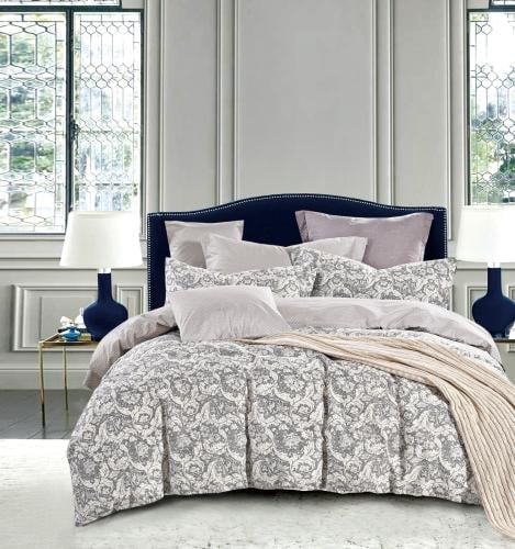 مفرش نفرين + حشوة لحاف \ كنج \ قطن 100% طبيعي