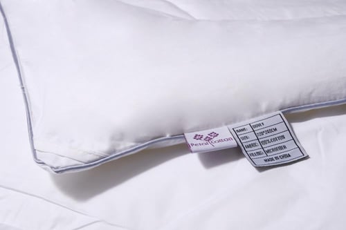 مفرش نفرين + حشوة لحاف \ كنج \ قطن 100% طبيعي