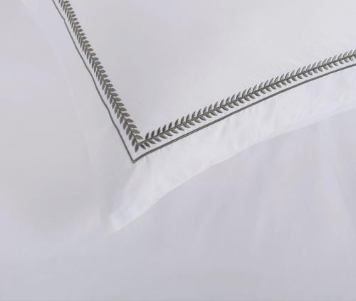 مفرش نفرين سوبر كنج فاخر قطن طبيعي100% تطريز لون ز...