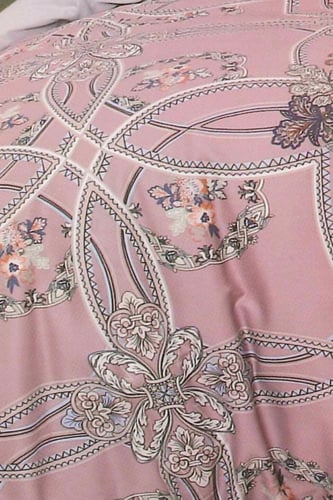 مفرش نفرين + حشوة لحاف \ كنج \ قطن 100% طبيعي