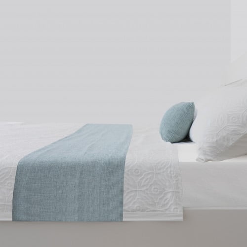 طقم ثرو و كوشن لنن سماوي