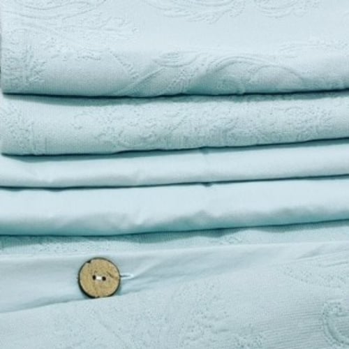 مفرش نفرين سوبر كنج قطن طبيعي 100٪ فاخر سماوي