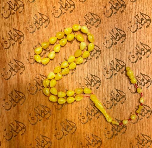 سبحة بكلايت قص دمعة خام امريكي خراطة نظيف رنه وصوت...