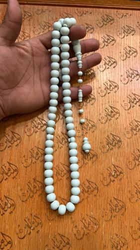 سبحة بكلايت خام امريكي تيفاني مقاس 13في11ملي 55 خر...