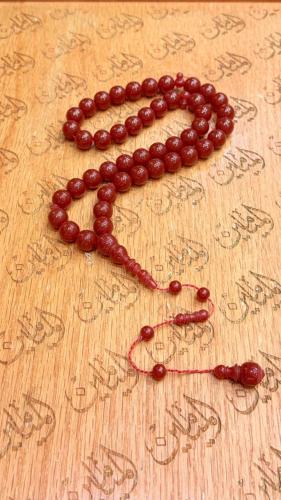 سبحة بكلايت خام امريكي خراطة مصري 12 ملي 45 خرزة