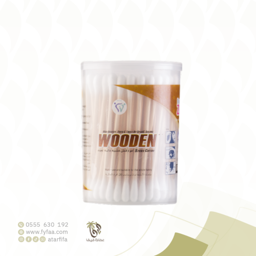قطن اذن 100عود خشبي 8417