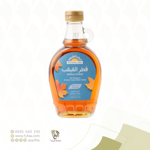 قطر القيقب عضوي خالي الجلوتين 250 مل (ارض الطبيعة)