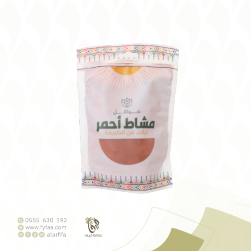 مشاط احمر للشعر 250 جرام (حوافل)