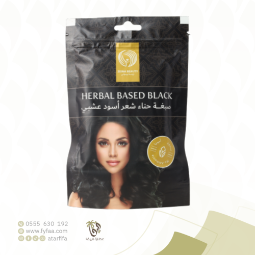 صبغة حناء شعر اسود عشبي 100 جرام (زينة بيوتي)