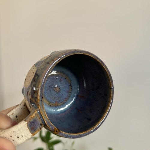 كوب خزف ازرق