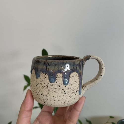 كوب خزف ازرق