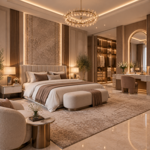 تصميم ثلاث غرف نوم على حسب الطلب