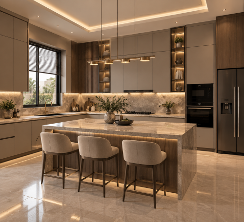 تصميم مطبخ على حسب الطلب