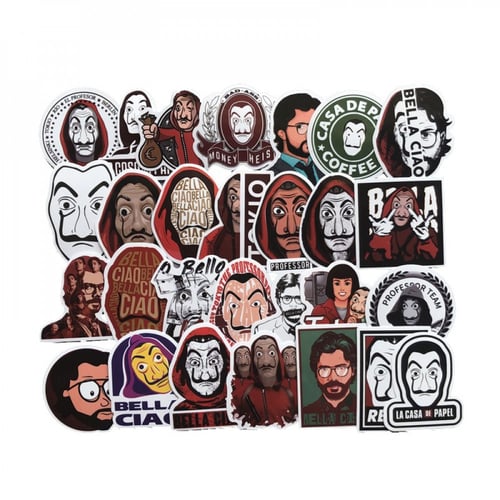 ستكرات مسلسل لاكاسا دي بابيل ( 10 حبات عشوائية)