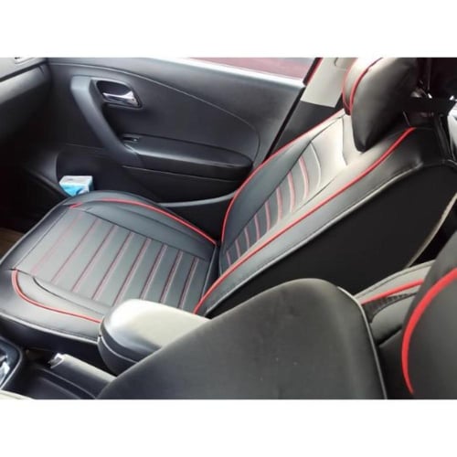 تلبيسة مقاعد سيارة بخمسة مقاعد مع وسادتي رأس للسائ...