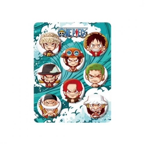 بروشات بلاستيكية انمي ون بيس