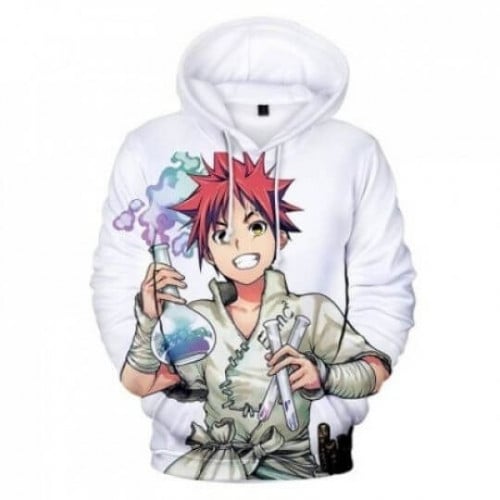 هودي سوما انمي شوجوكي نو سوما - ابيض