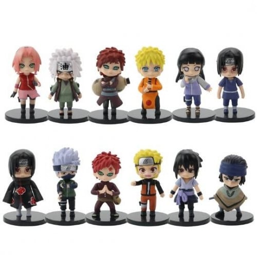 مجسمات ناروتو عدد 12 مجسم مجموعة كاملة - 7 سم