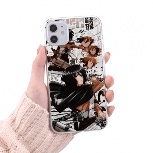 غلاف انمي اتاك اون تايتن هجوم العمالقة شخصية ميكاس...