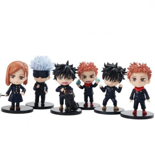 مجموعة 6 مجسمات انمي جوجوتسو كايسن 10 سم