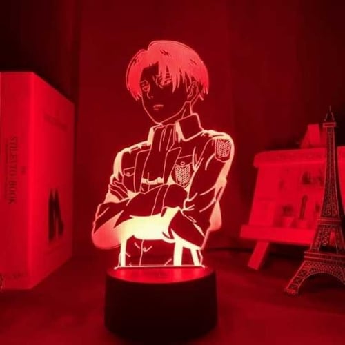 اضاءة 7 الوان انمي هجوم العمالقة ليفاي