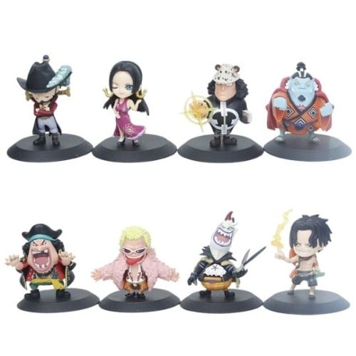 مجموعة 8 مجسمات انمي ون بيس