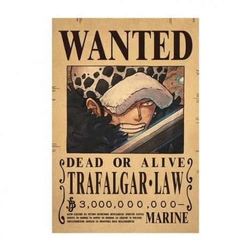 مكافأة المطلوبين انمي ون بيس بوسترات قائمة المطلوب...