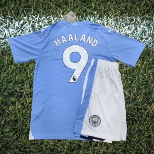 تيشيرت مانشستر سيتي الأساسي - طباعة هالاند 2023-20...